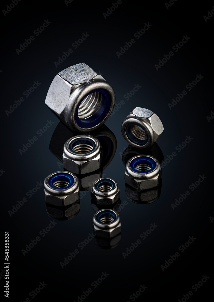 stainless steel plastic inserted hex nuts for industrial use stainless steel plastic inserted hex nuts for industrial use