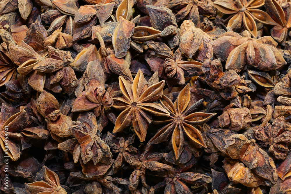 stars of ANISE Star for dishes or to Christmas decorations stars of ANISE Star for dishes or to Christmas decorations