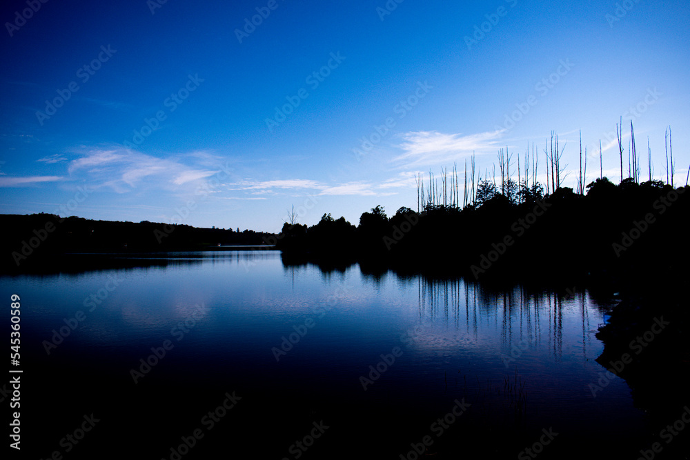 Fototapeta premium Reflections at the lake