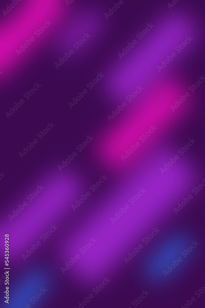 modern tech business card template, dark purple background with blue and magenta lines