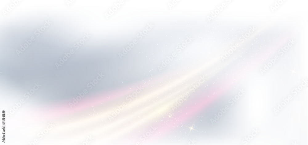 Abstract grey and white background with gold sparkle with copy space for text. Luxury style template design.