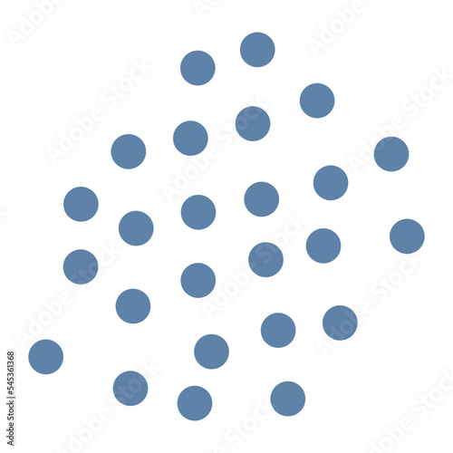 Organic Blob shape hand drawn element