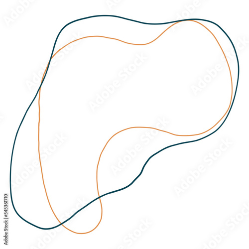 Abstract Blob Organic Shape