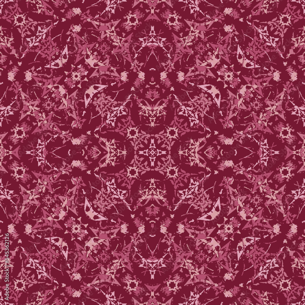 Seamless fractal pattern in vector format for printed fabrics or any ...