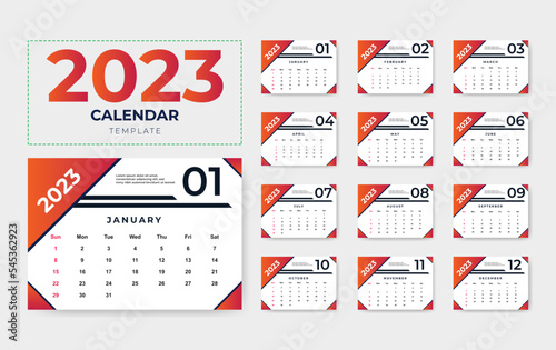  CALENDAR DESIGN 2023, 2023 CALENDAR TEMPLATE, 12 PAGES CALENDAR DESIGN 2023, DESK CALENDAR DESIGN 2023