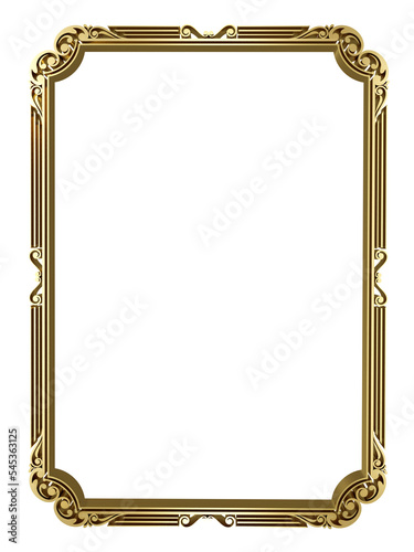 gold decorative frame © enterphoto