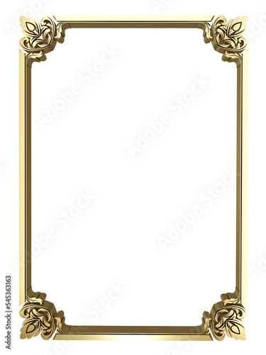 gold decorative frame