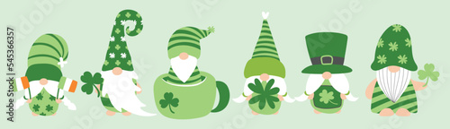 Gnome St Patrick's Day Character Cartoon Illustration