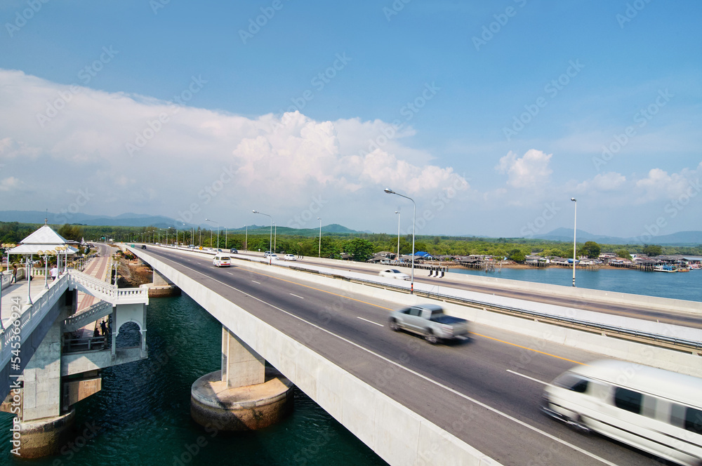 Sarasin bridge on Phuket Island in Thailand.