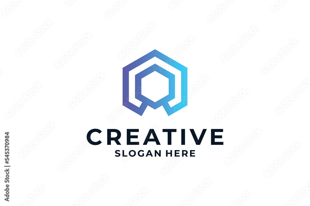 Abstract initial letter A logo design. Abstract initial letter A logo design.