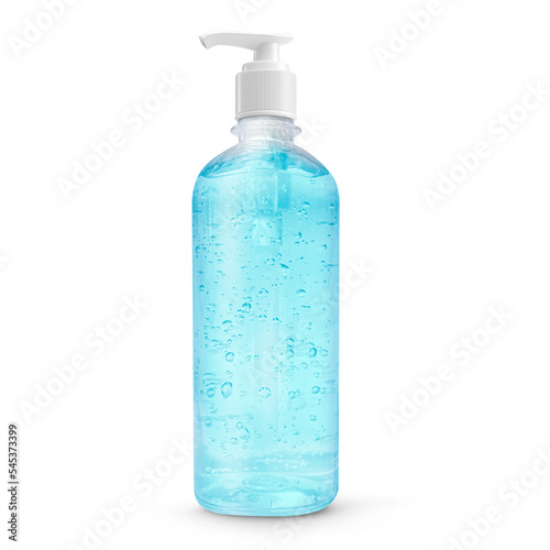 Gel cosmetic bottle pump transparent