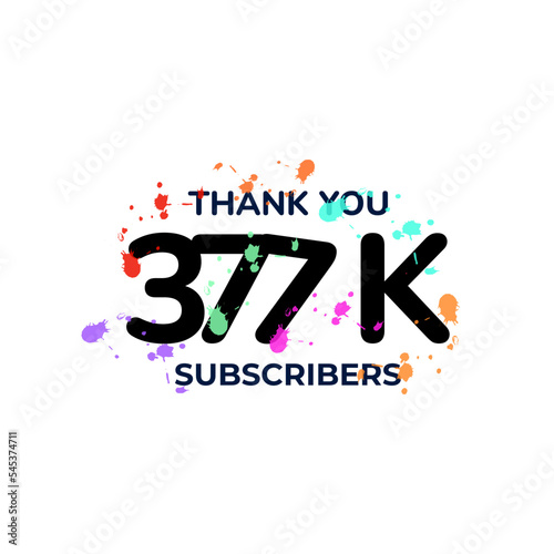 THANK YOU 588K FOLLOWERS CELEBRATION TEMPLATE DESIGN VECTOR GOOD FOR SOCIAL MEDIA, CARD , POSTER