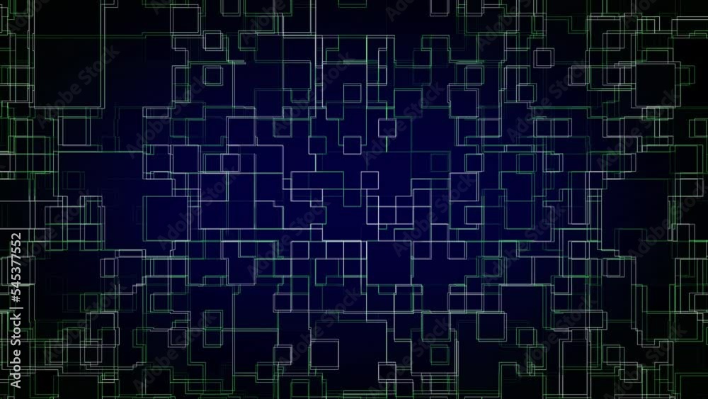 Green Blue Geometric Tiles Loop R Up Animation Background Green Blue Geometric Tiles Loop R Up Animation Background