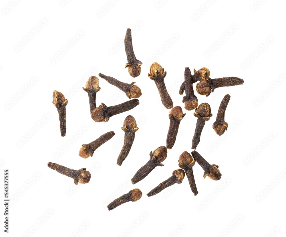 Dry cloves on transparent png