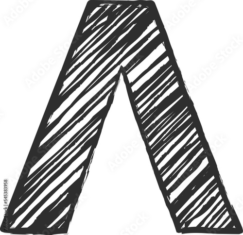 Grunge chalk style serif font handdrawn sketch art. Chalked uppercase freehand symbols and punctuation marks, filled with chalky lines. Decorative chalk type elements for chalk sketch chalkboard art