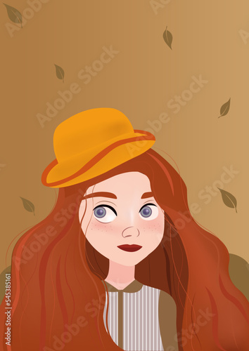 redhead girl . Ann