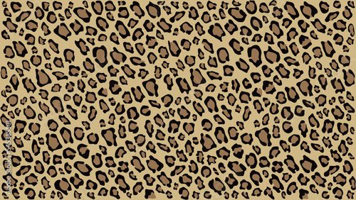 Brown and Black original Leopard print pattern in the world concept. Jungle exotic white background. Leopard classic seamless pattern.leo repeat design wallpaper. 04