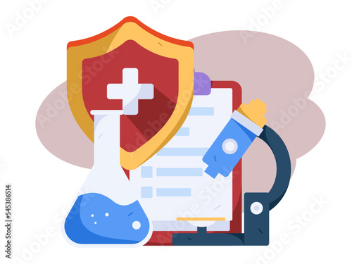 Doctor epidemic prevention and anti epidemic flat vector concept operation illustration
