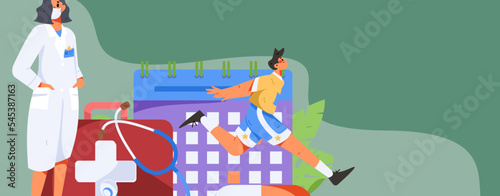 Doctor epidemic prevention and anti epidemic flat vector concept operation illustration
