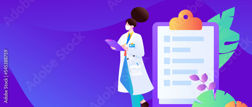 Doctor epidemic prevention and anti epidemic flat vector concept operation illustration

