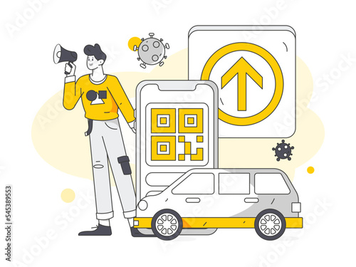 Doctor epidemic prevention and anti epidemic flat vector concept operation illustration
