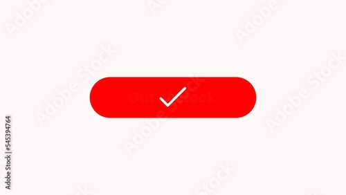 Out of stock text button. Luma matte with transparent background 4K resolution photo