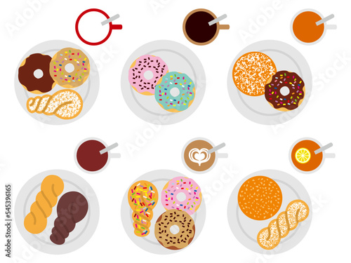 ドーナツとホットドリンクP