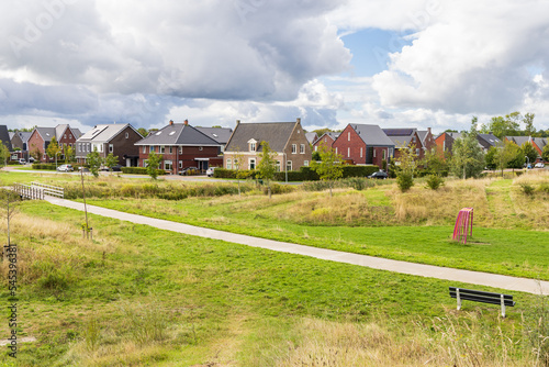 Nature island Oostergast in Zuidhorn, municipality Westerkwartier Groningen province in the Netherlands photo