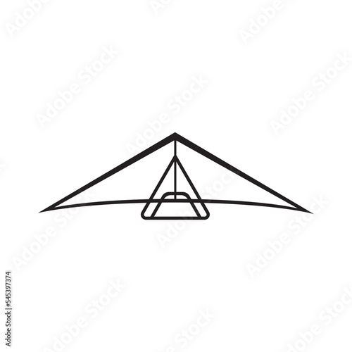  hang gliding icon
