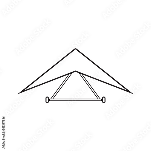  hang gliding icon