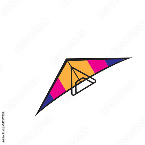  hang gliding icon