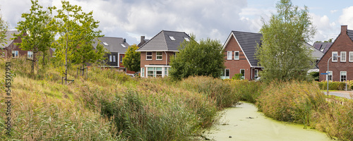 Nature island Oostergast in Zuidhorn, municipality Westerkwartier Groningen province in the Netherlands photo