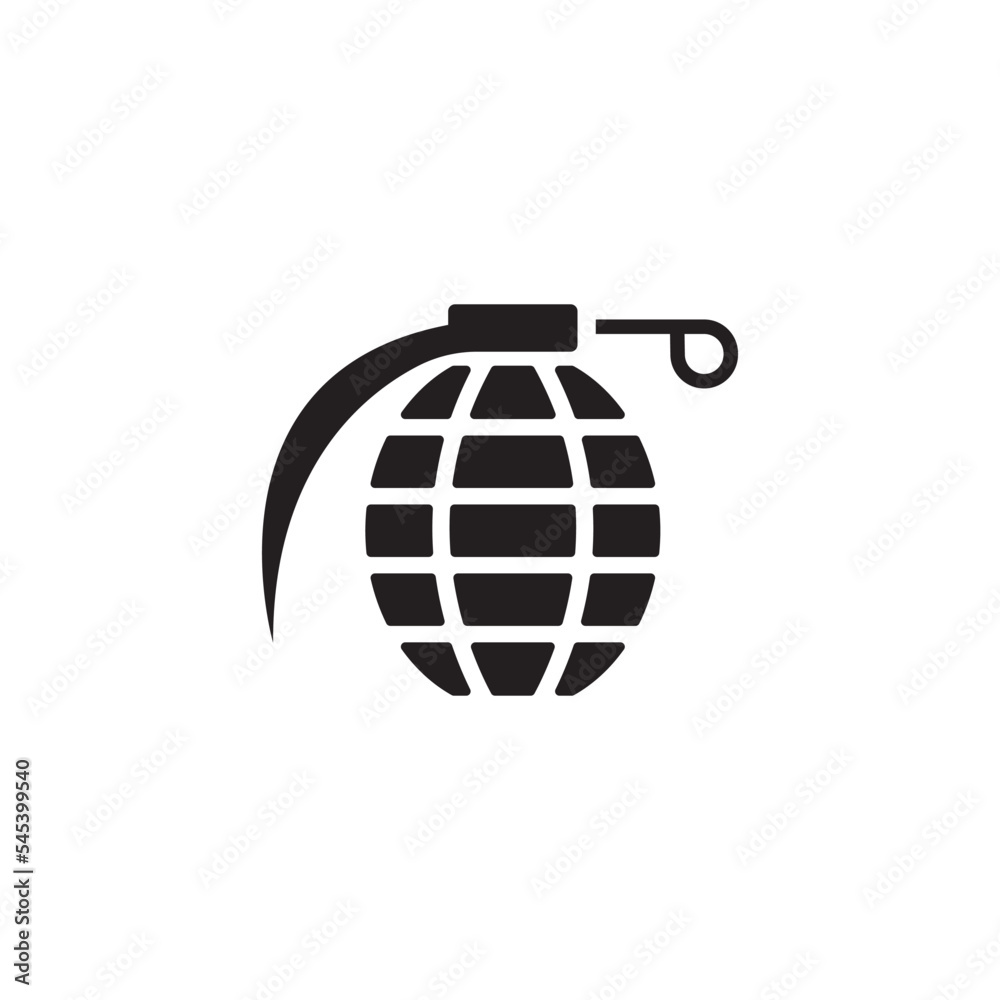 grenade icon vector illurtration logo design grenade icon vector illurtration logo design
