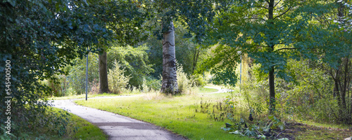 Johan Smitpark in Zuidhorn, municipality Westerkwartier Groningen province in the Netherlands photo