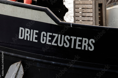 Boat The Drie Gezusters At Amsterdam The Netherlands 12-6-2020 photo