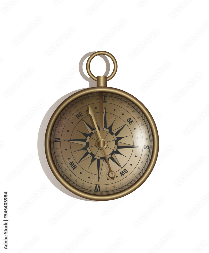 antique pocket compass