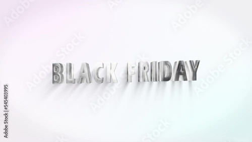 3D animation for Black Friday sales