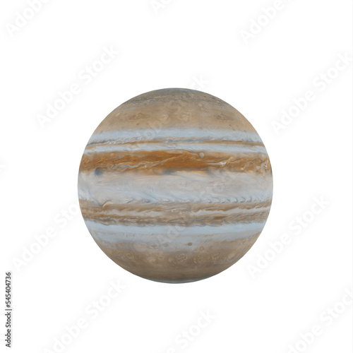 Fototapeta Naklejka Na Ścianę i Meble -  planet Jupiter isolated