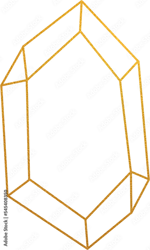 Branch leaf geometric crystal line art design frames border banner layout illustration