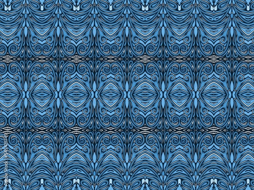 Traditional floral ornament design. Ethnic ornamental seamless pattern background. Hand drawing colorful ornate, creative work. Digital art illustration