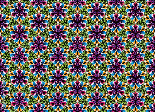 seamless pattern with flowers