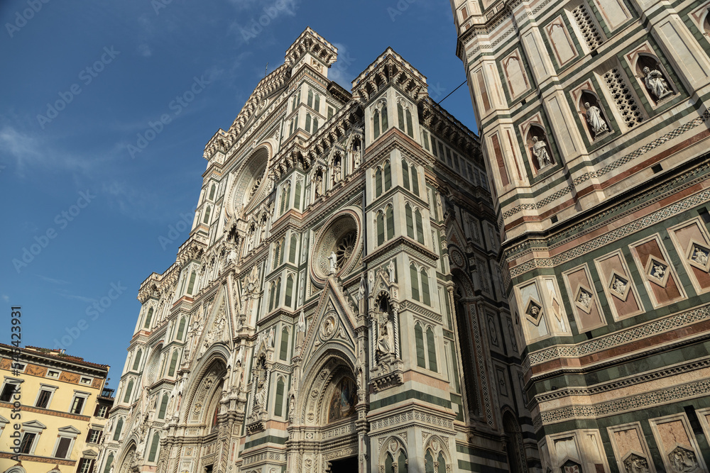 Fototapeta premium View of Cattedrale di Santa Maria del Fiore, Firenze, Italy. 