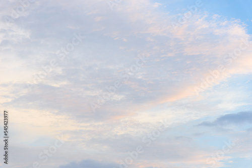 Fototapeta Naklejka Na Ścianę i Meble -  Sky background, blue sky with cloud