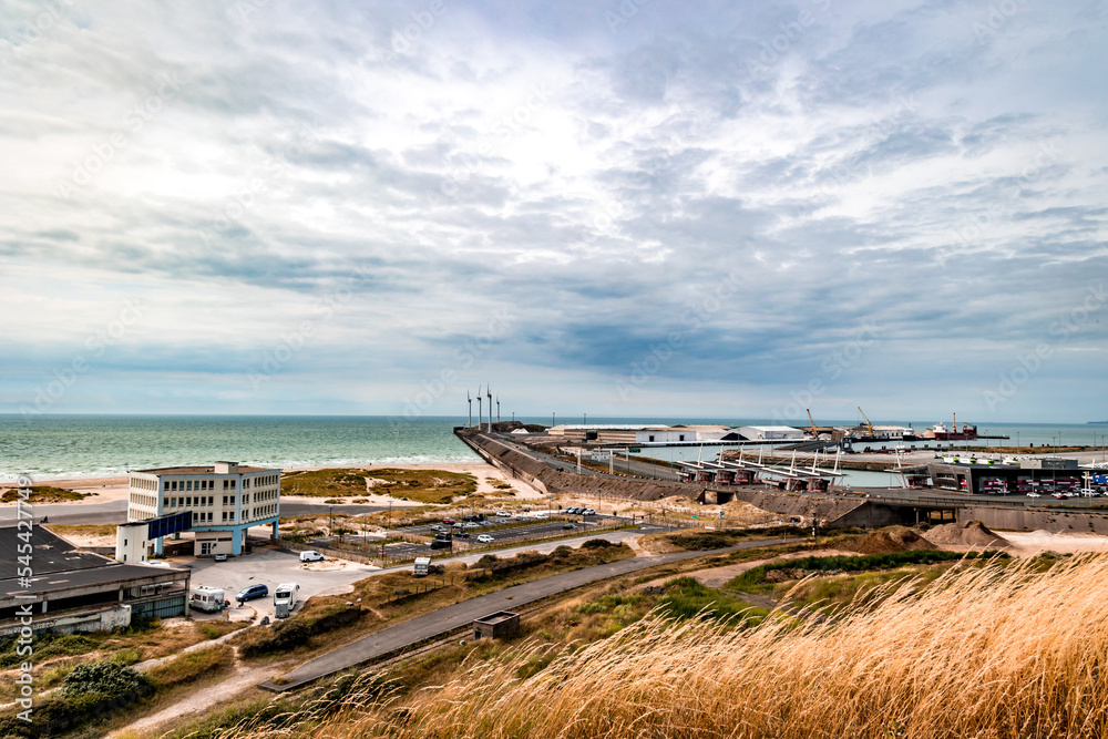 La zone portuaire de Boulogne sur Mer