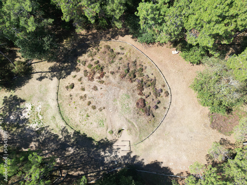 Photography The Dolmen du Kernourz(also called Tumulus du Rocher  near Le Bono is an elbow o
