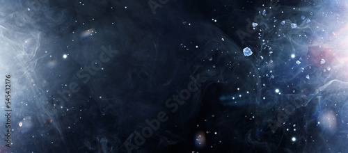 Abstract background of a deep space. Easy to add overlay or screen filter over photos. galaxy, science concept.