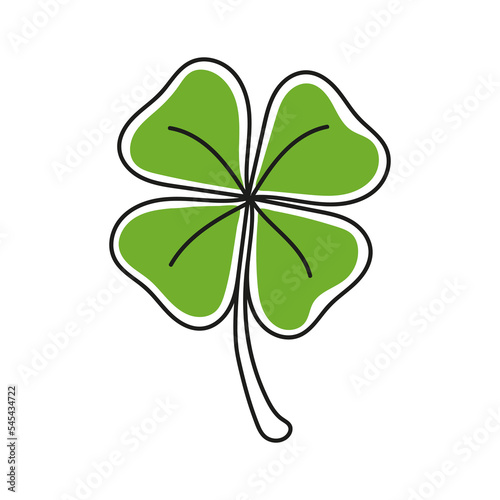 Four leaf clover for good luck