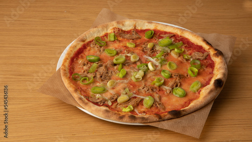 Pizza Tuhnfisch Lauch