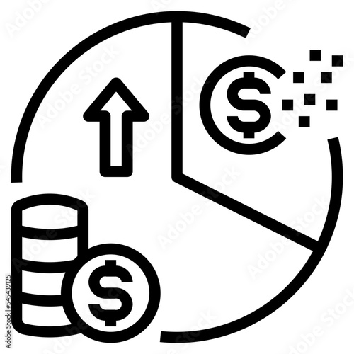 asset outline style icon