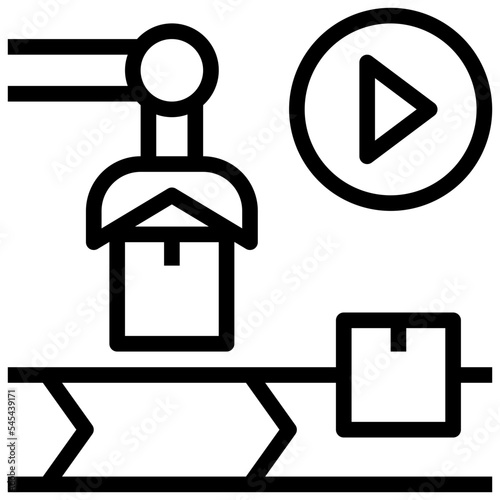 automatic outline style icon